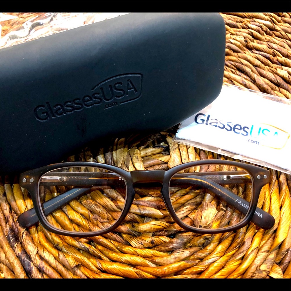 New Glasses with clear frame